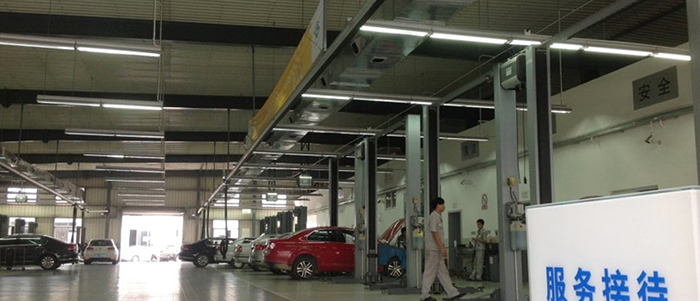 汽車(chē)車(chē)間環(huán)保空調(diào)番禺4S店維保車(chē)間案例
