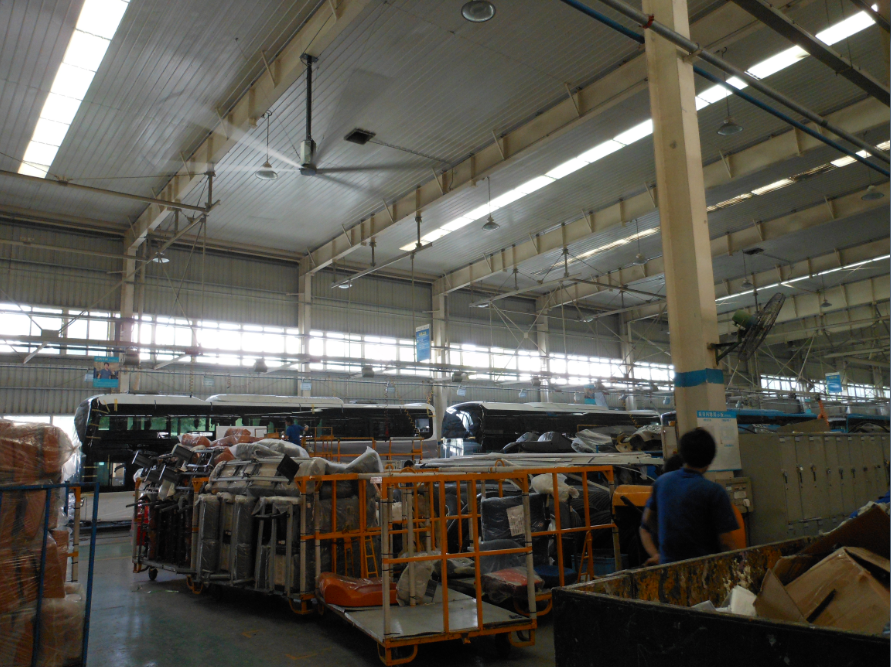 汽車(chē)製造車(chē)間降溫,製造廠(chǎng)房降溫方案,車(chē)間降溫方案,瑞泰風(fēng)