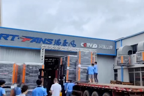 車(chē)間降溫有瑞泰風(fēng) 成功發(fā)貨220臺(tái)環(huán)保空調(diào) 低碳降溫選冷風(fēng)機(jī)